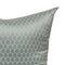 Seaglass Cushion Cover – Soft Steel Blue Patterned Design, Hidden Cream Zipper, Hand-made in Canada