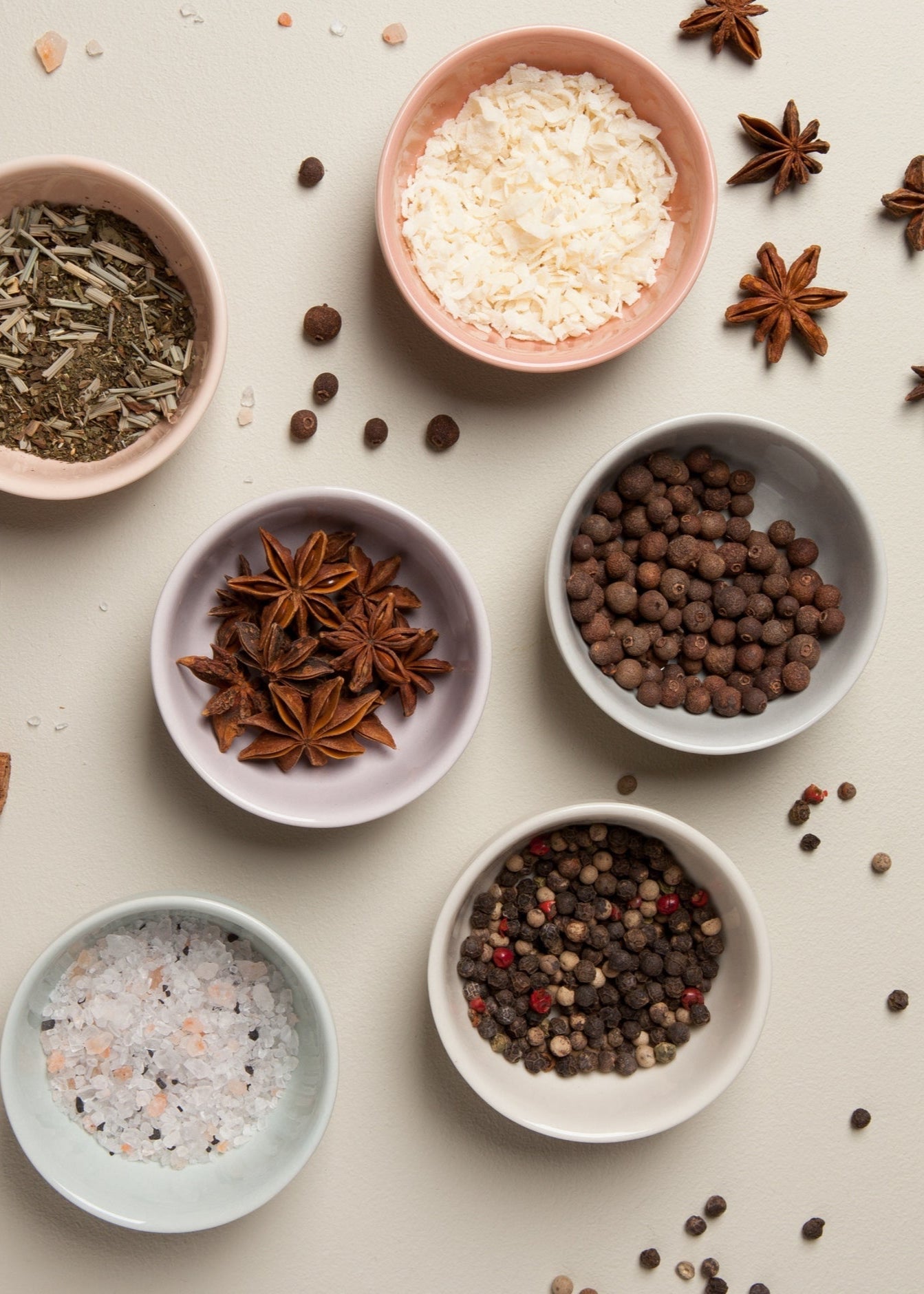 Pinch Bowls, Set of 6 - Cloud 