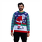 Playful Santa Sweater – Funny Golfing Santa Ugly Christmas Sweater, Festive Holiday Party Apparel