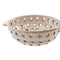 Pottery Berry Bowl – Porcelain Rinse & Serve Dish for Fresh Berries and Snacks, 8