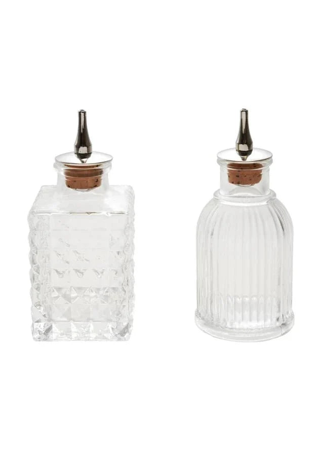 Pressed Glass Spout Bottle 