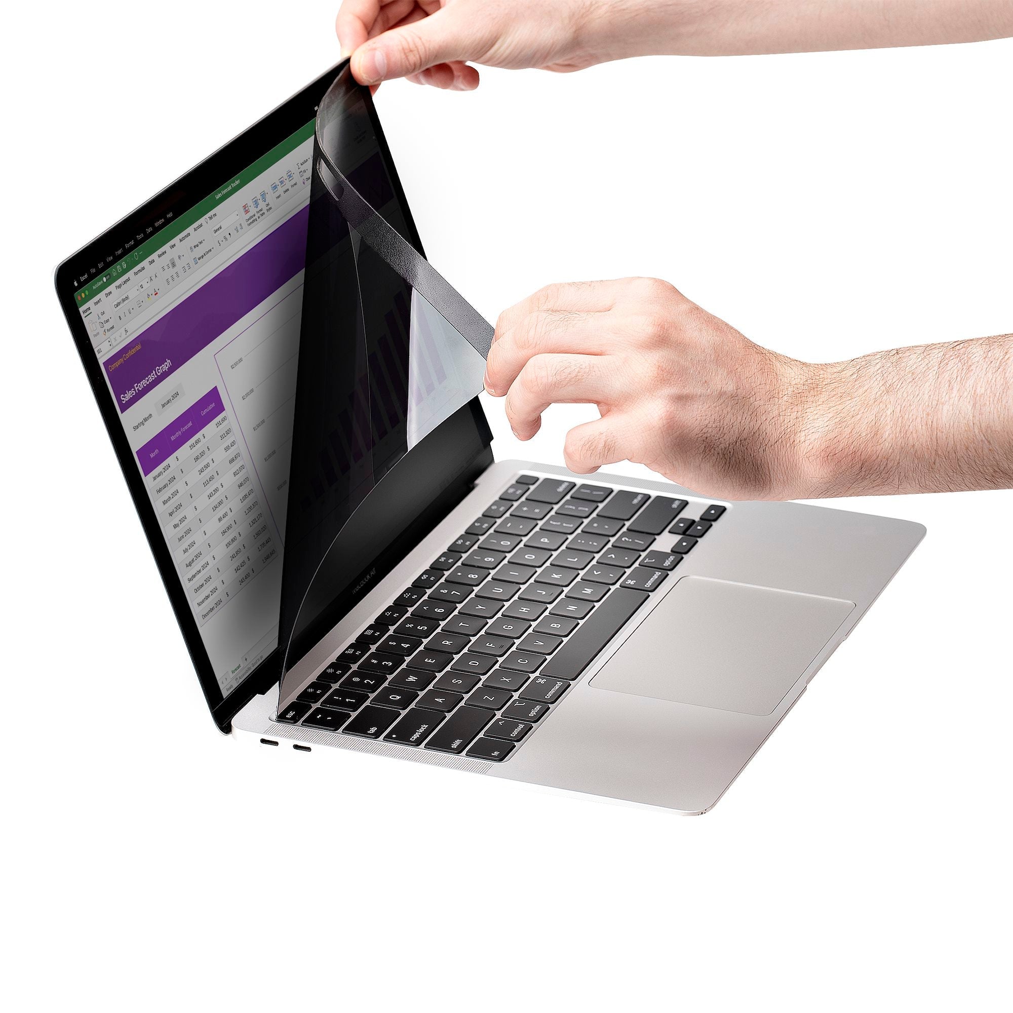 15-inch MacBook Pro & MacBook Air Magnetic Laptop Privacy Screen, Blue Light Screen Protector, Reversible Anti-Glare Matte or Glossy Sides, Laptop Privacy Filter - TAA 