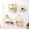 Hollow Wooden Storage Shelf