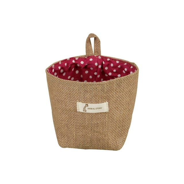 Jute Hanging Storage Basket