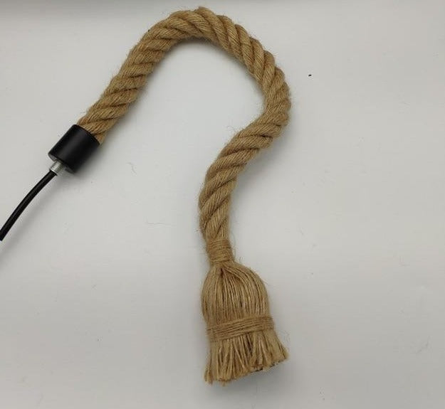 Wicker Rope Pendant Light