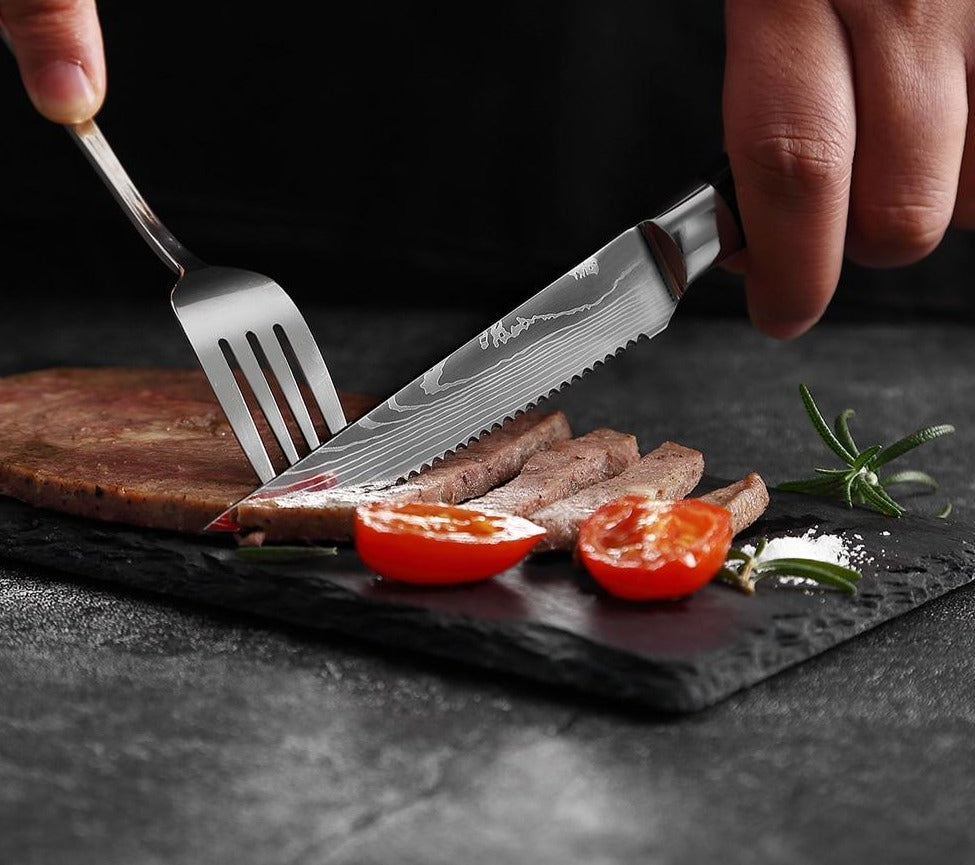 Damascus Steak Knife