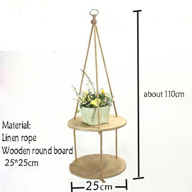 Macrame Wall Shelf