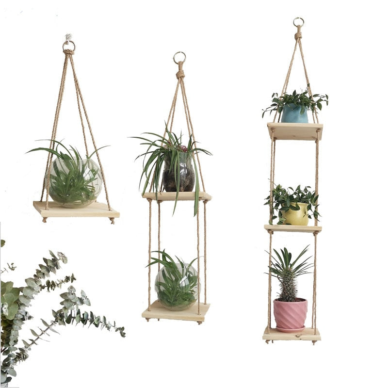 Macrame Wall Shelf