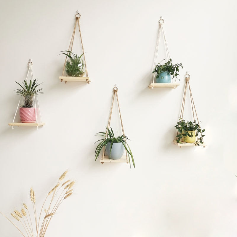 Macrame Wall Shelf