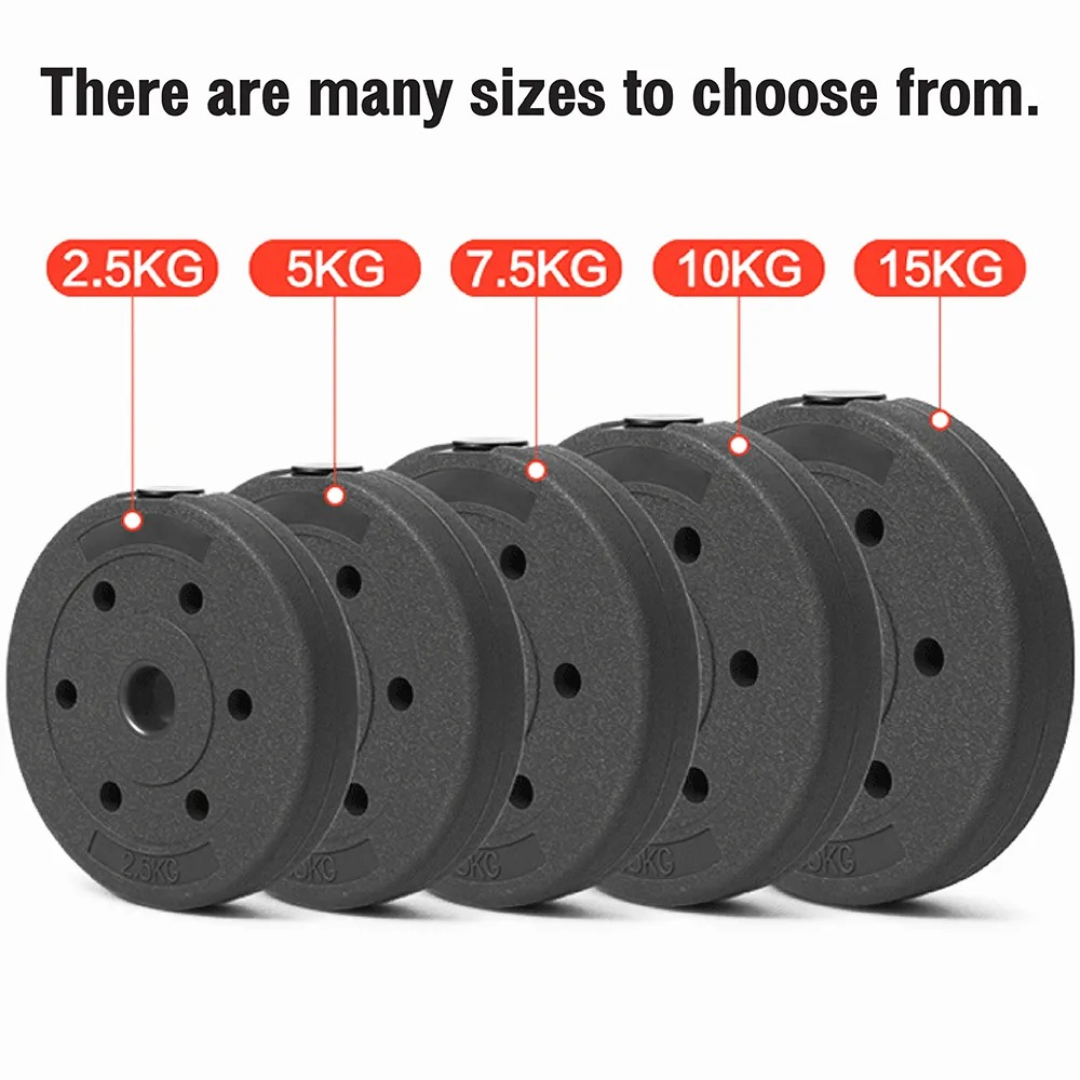 Standard & Olympic PVC Weight Plates in KG & LB 