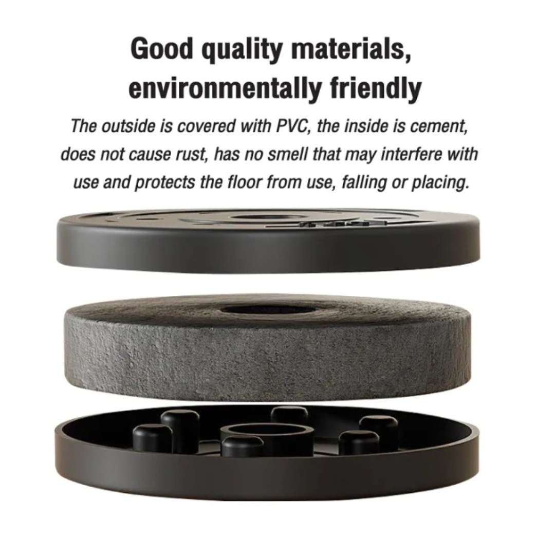Standard & Olympic PVC Weight Plates in KG & LB 