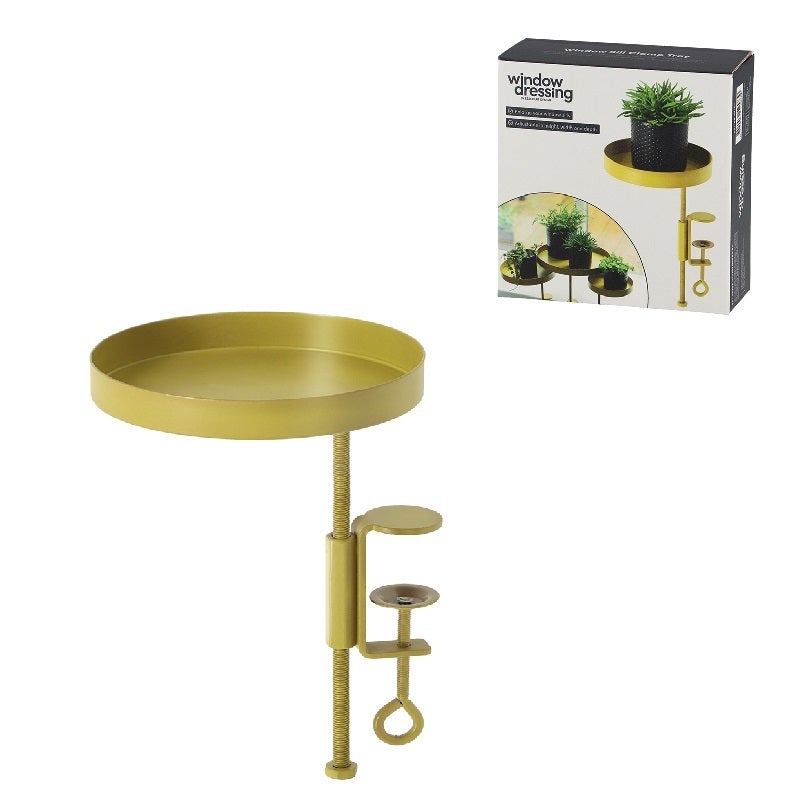 Round Golden Clamp Tray S 