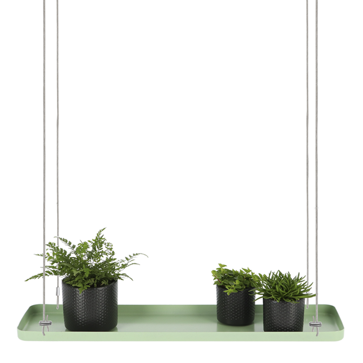 Rectangular Green Window Hanging Tray L 