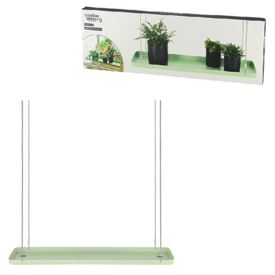 Rectangular Green Window Hanging Tray L 
