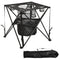 Outsunny Portable Folding Camping Table 22 Picnic Table with Cooler Holders Carry Bag for Travel Hiking Fishing Beach