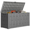 60 Gallon Resin Deck Box, Lockable Outdoor Storage Box, Splash-Resistant & UV Resistant Patio Storage Container