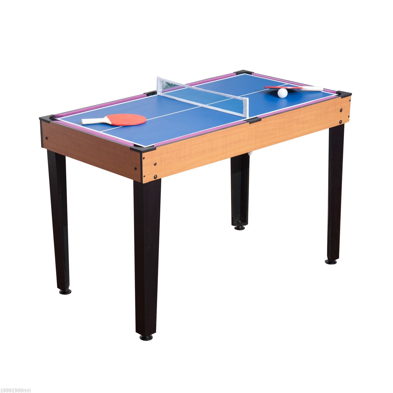 Soozier 3-in-1 Mini Multi-Game Table Set for Billiards Table Tennis Air Hockey with Complete Accessories 