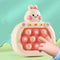 Quick Push Game Console Press and Play – Interactive Hand-Eye Coordination Toy with Sound & Flash, Rechargeable Game Machine