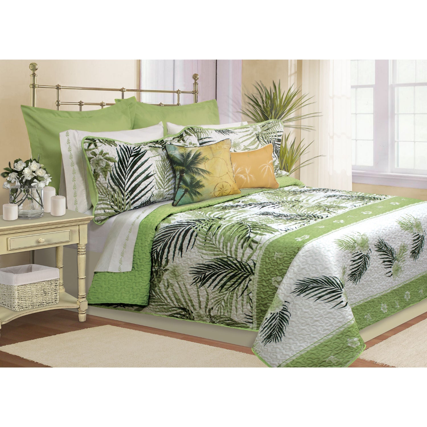 Quilt Bedding Set 5 Piece Tahiti 