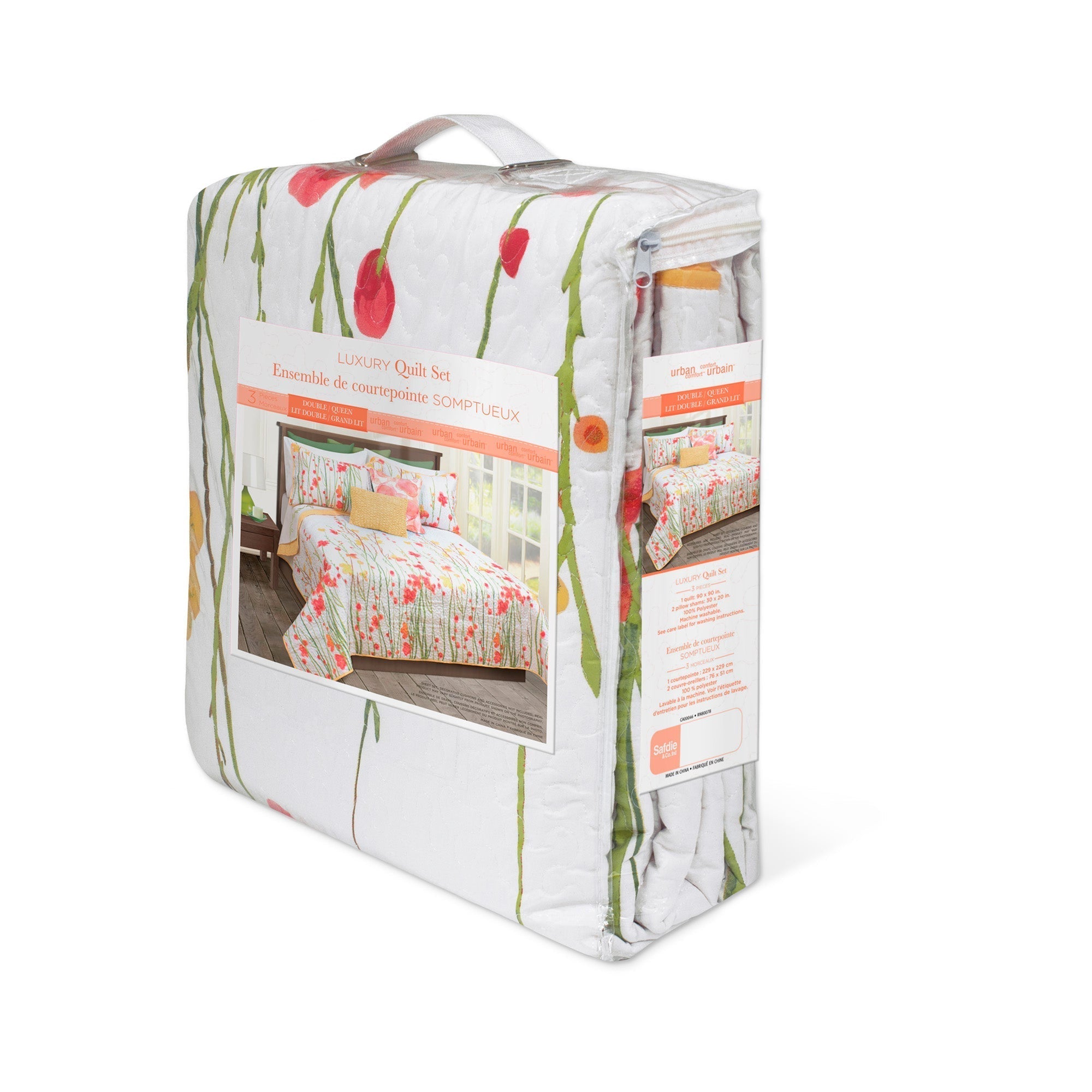 Quilt Bedding Set Woven 2 Piece Set Twin Adalia 