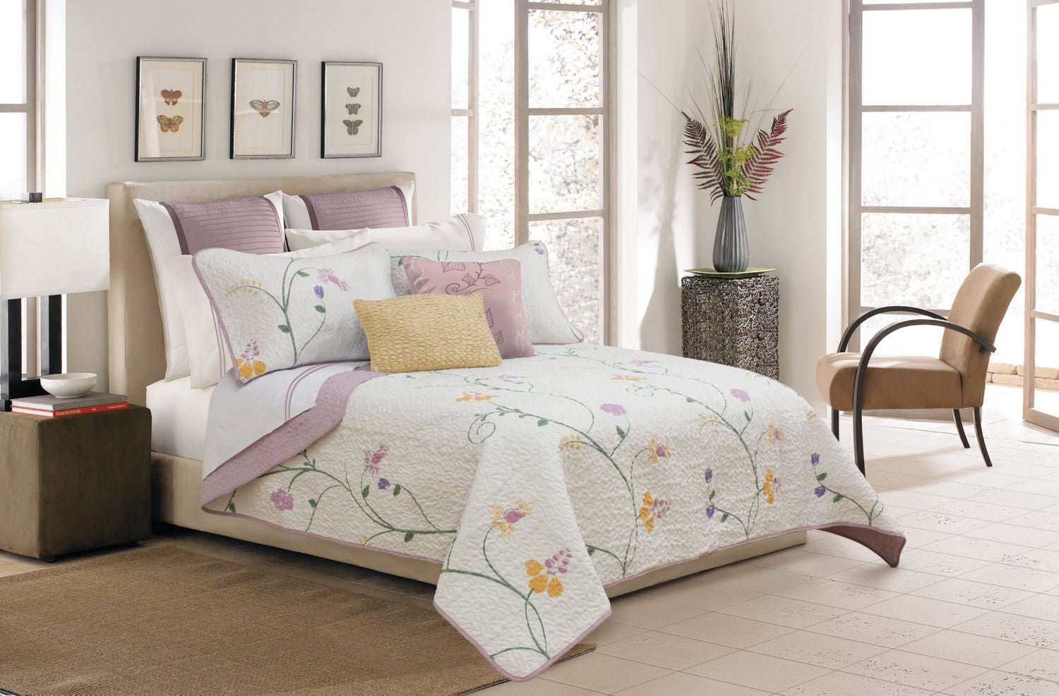 Quilt Bedding Set Woven 3 Piece Set King Serenade 