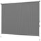 Outsunny 8' x 6' Patio Door Blinds, Outdoor Roller Shades, Cordless Roll Up Shade for Porch Gazebo, Dark Grey