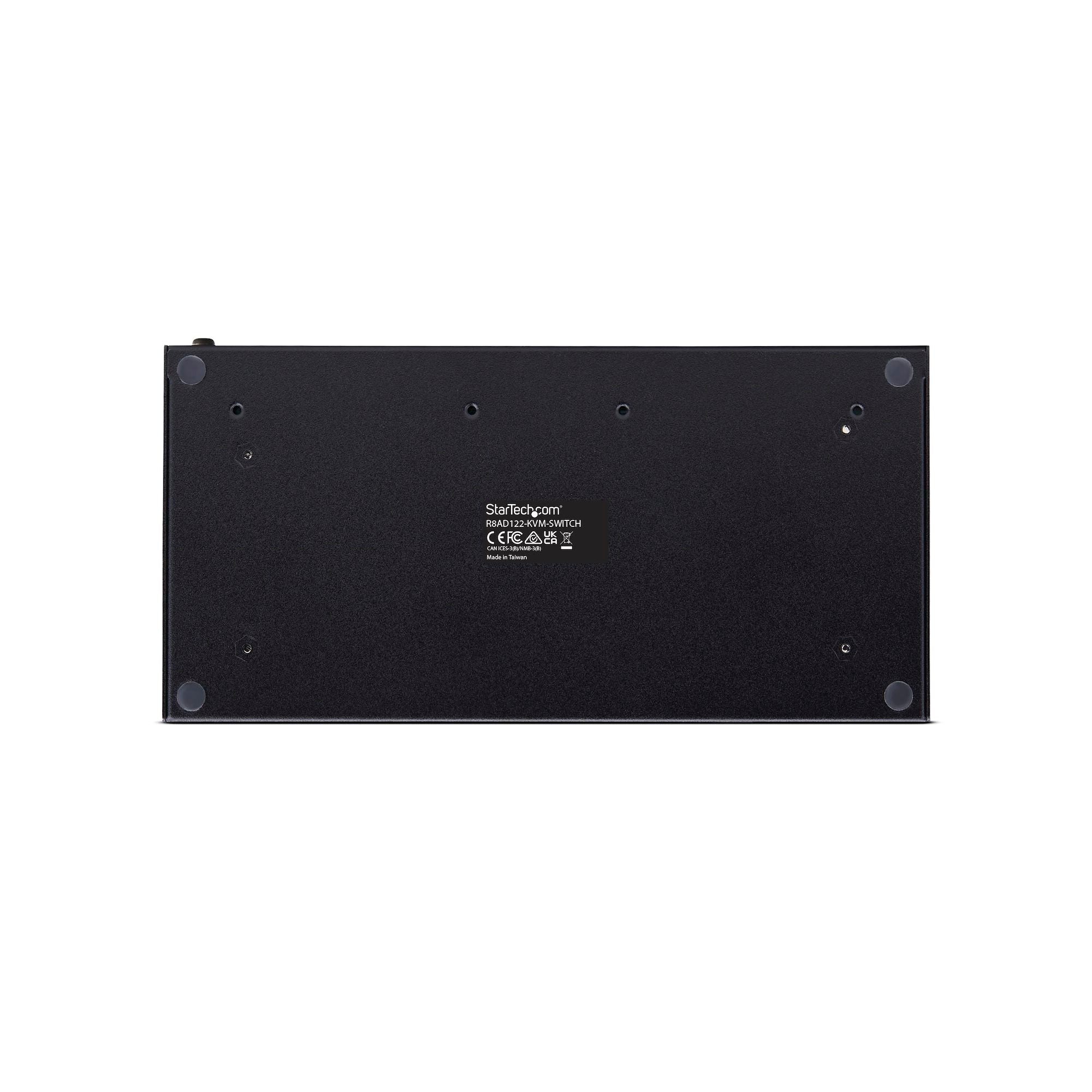 8-Port DisplayPort KVM Switch with 1U Rack Mount Kit, 4K 60Hz DP 1.2, Push-Button & Hotkey Switching, 4-Port USB Hub, OS Independent, TAA Compliant 