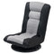 HOMCOM 360 Degree Swivel Gaming Chair Folding Floor for Adults Teens 6-Position Adjustable Lazy Sofa Black