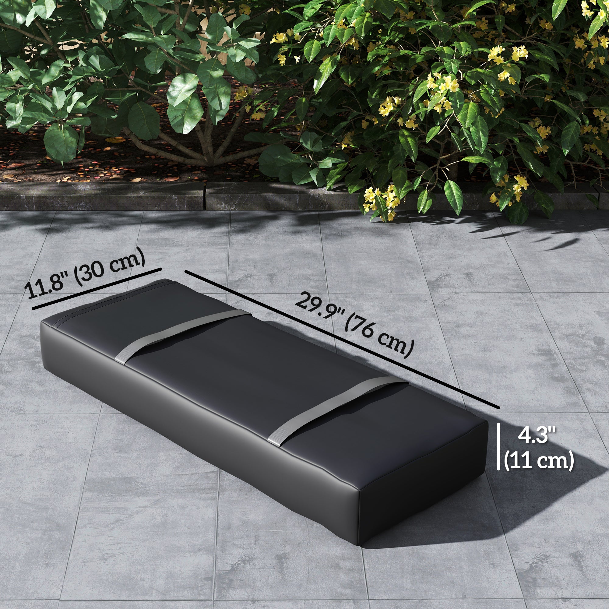 Outsunny 4PCS Patio Umbrella Base Weight Bag, Umbrella Stand Weights with Handles, 55 lbs with Sand Filling, Patio Umbrella Weights for Offset/Cantilever Umbrella Stand Base, Black 