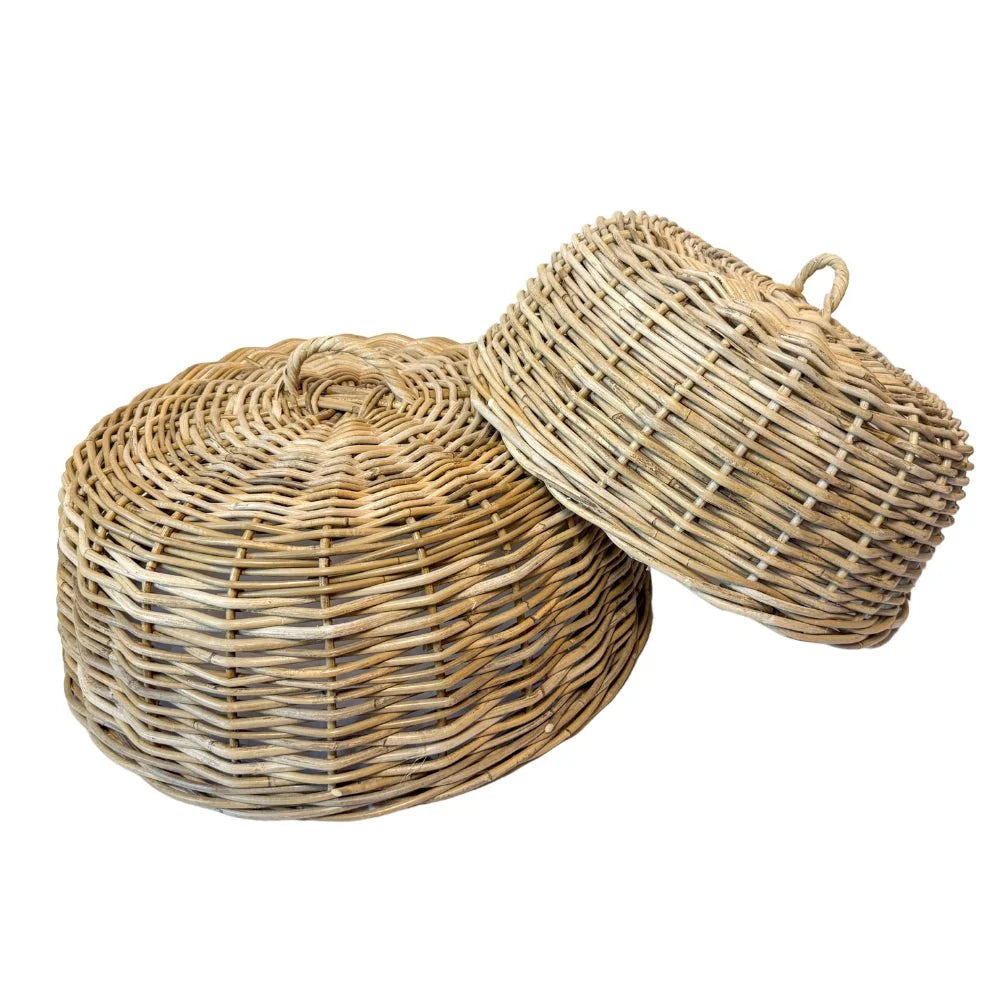 Rattan Cloche Dome Food Cover (Summer '25 Add-On) 