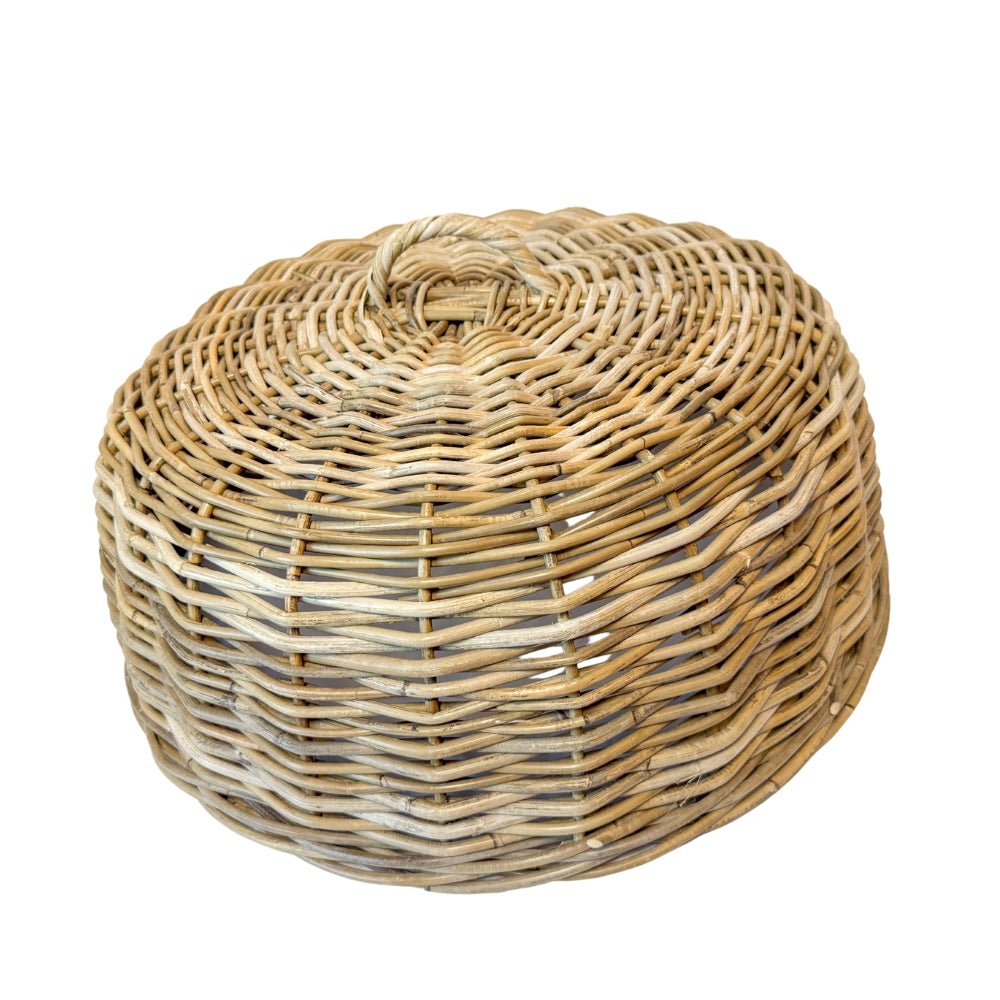 Rattan Cloche Dome Food Cover (Summer '25 Add-On) 