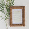 Rattan Photo Frame – Handwoven 5x7 Picture Frame with Natural Finish for Rustic & Modern Décor