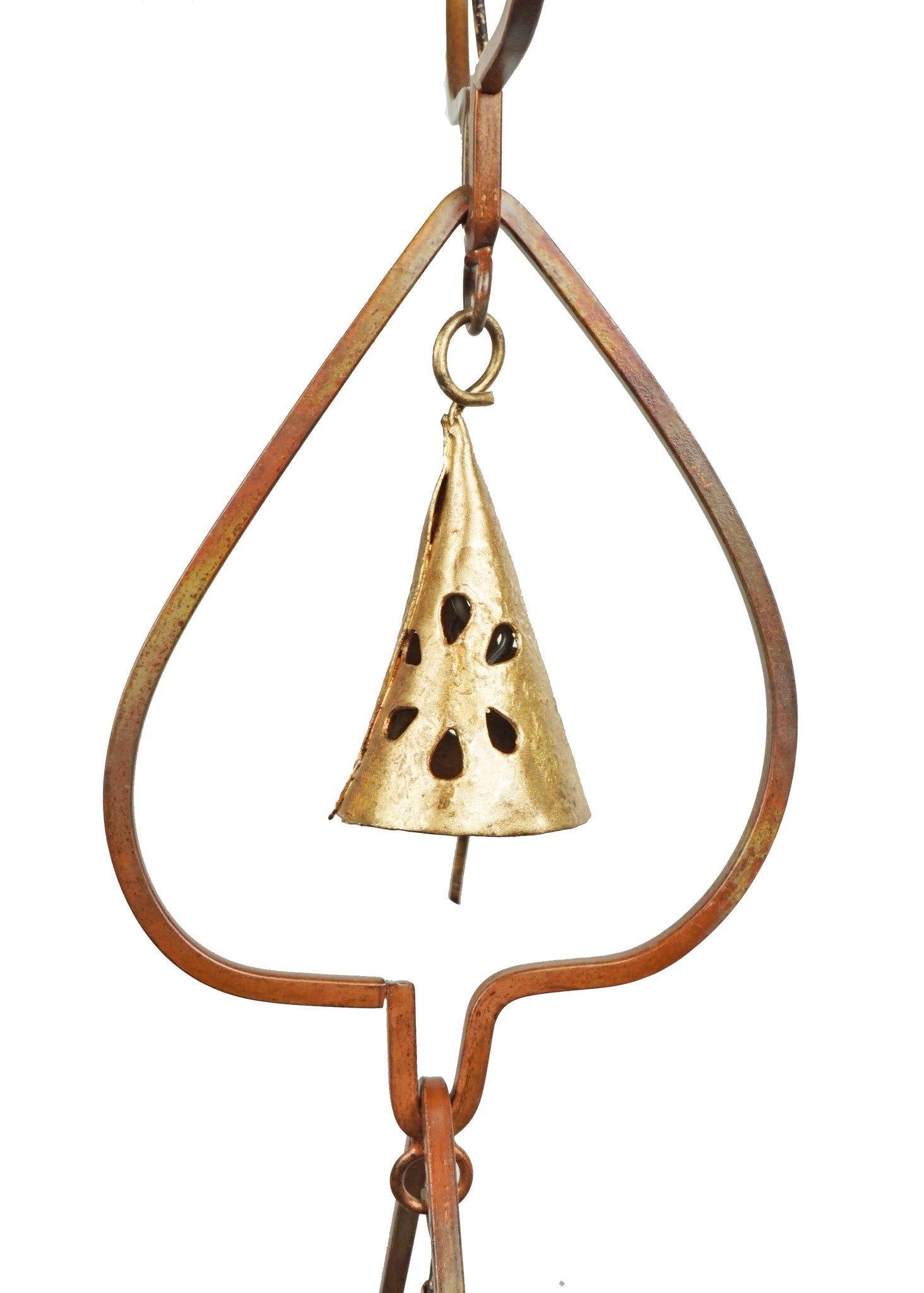 Flamed Aspen w/Bell Rain Chain 