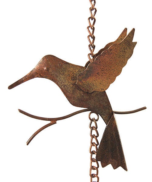 Flamed Hummingbirds and Bells 