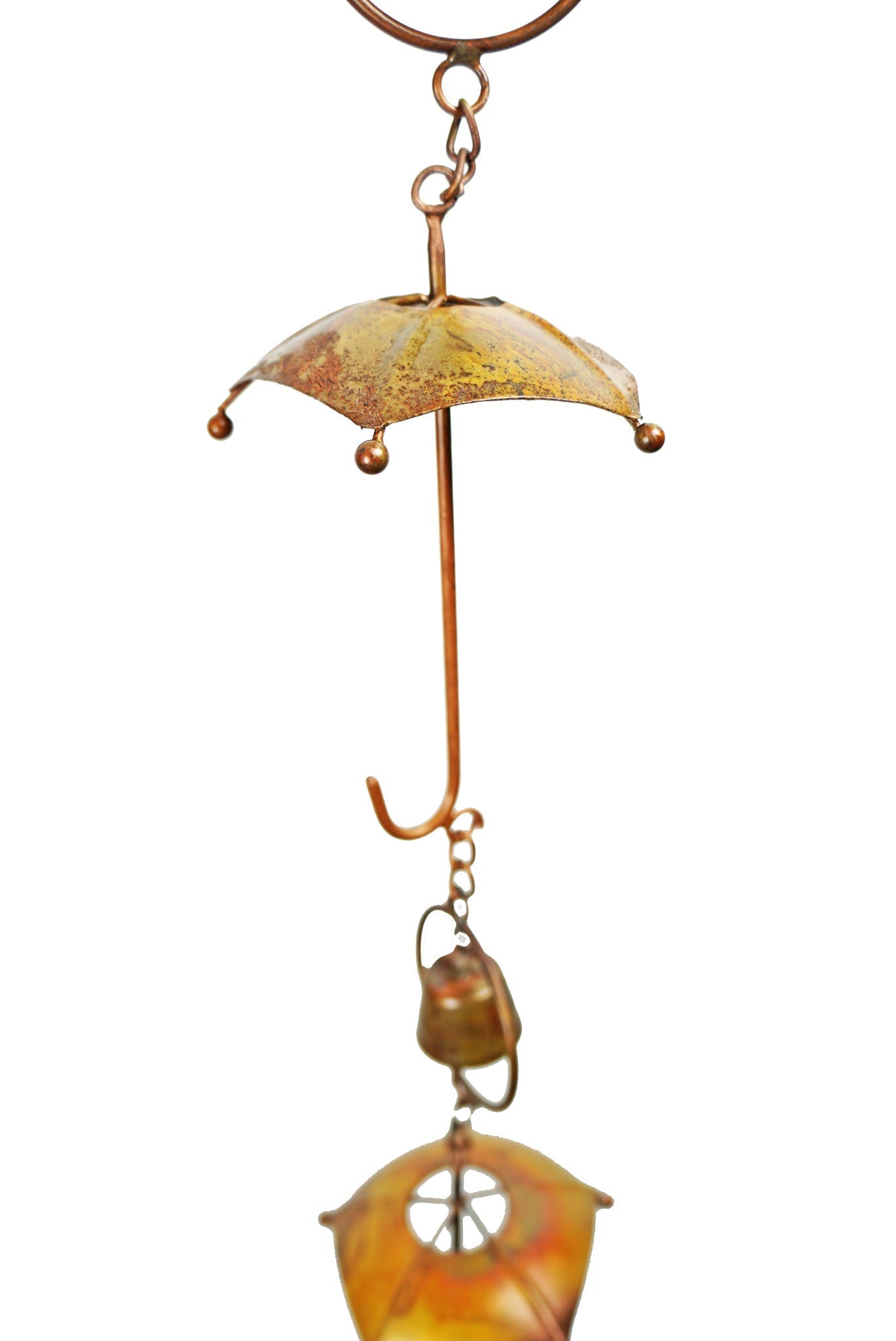Flamed Umbrella Rain Chain 