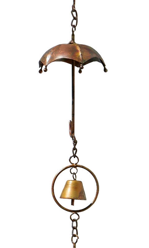 Flamed Umbrella Rain Chain 