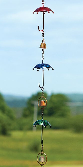 Multicolor Umbrella Rain Chain 