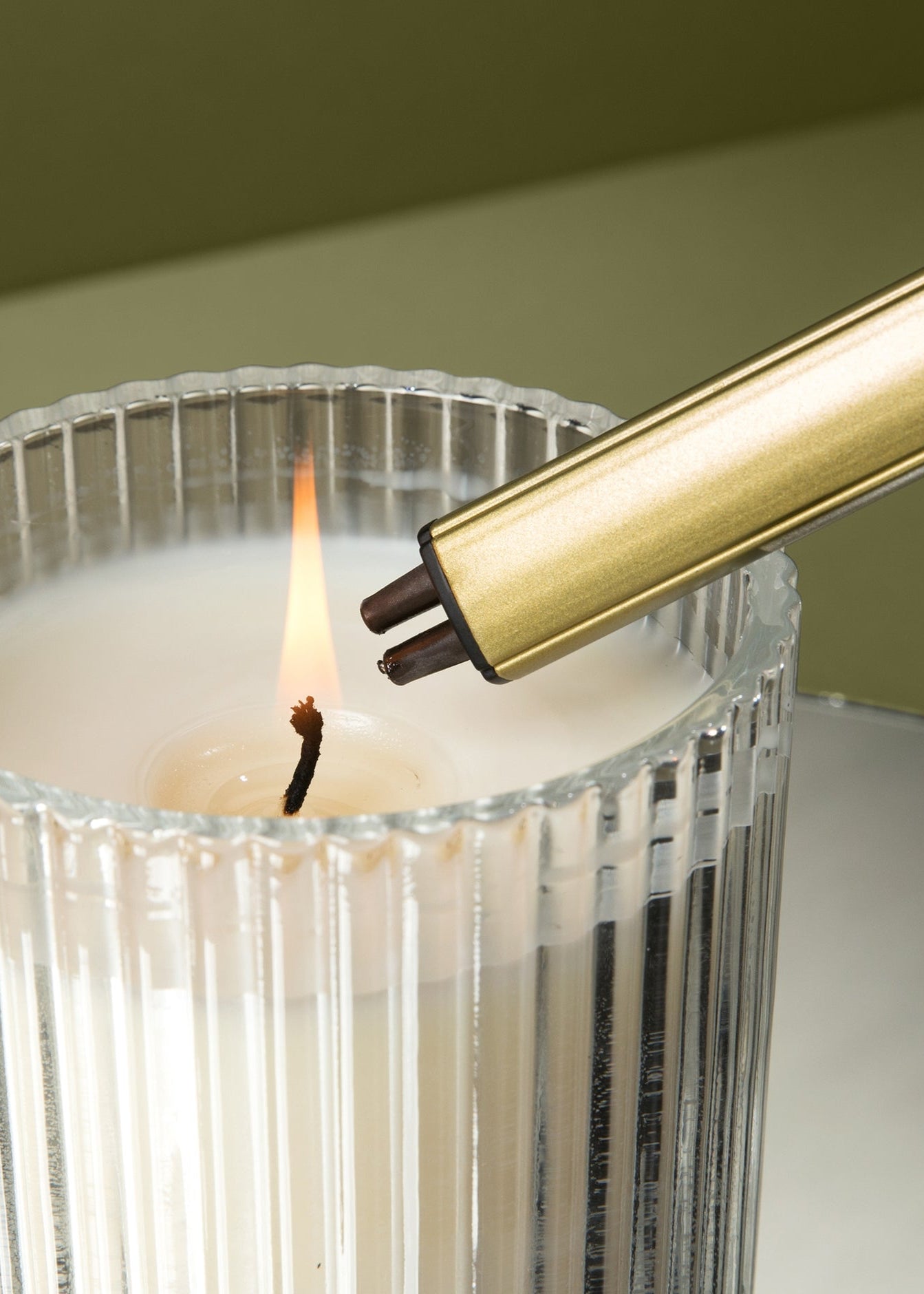 Rechargeable Electric Lighter - Gold 