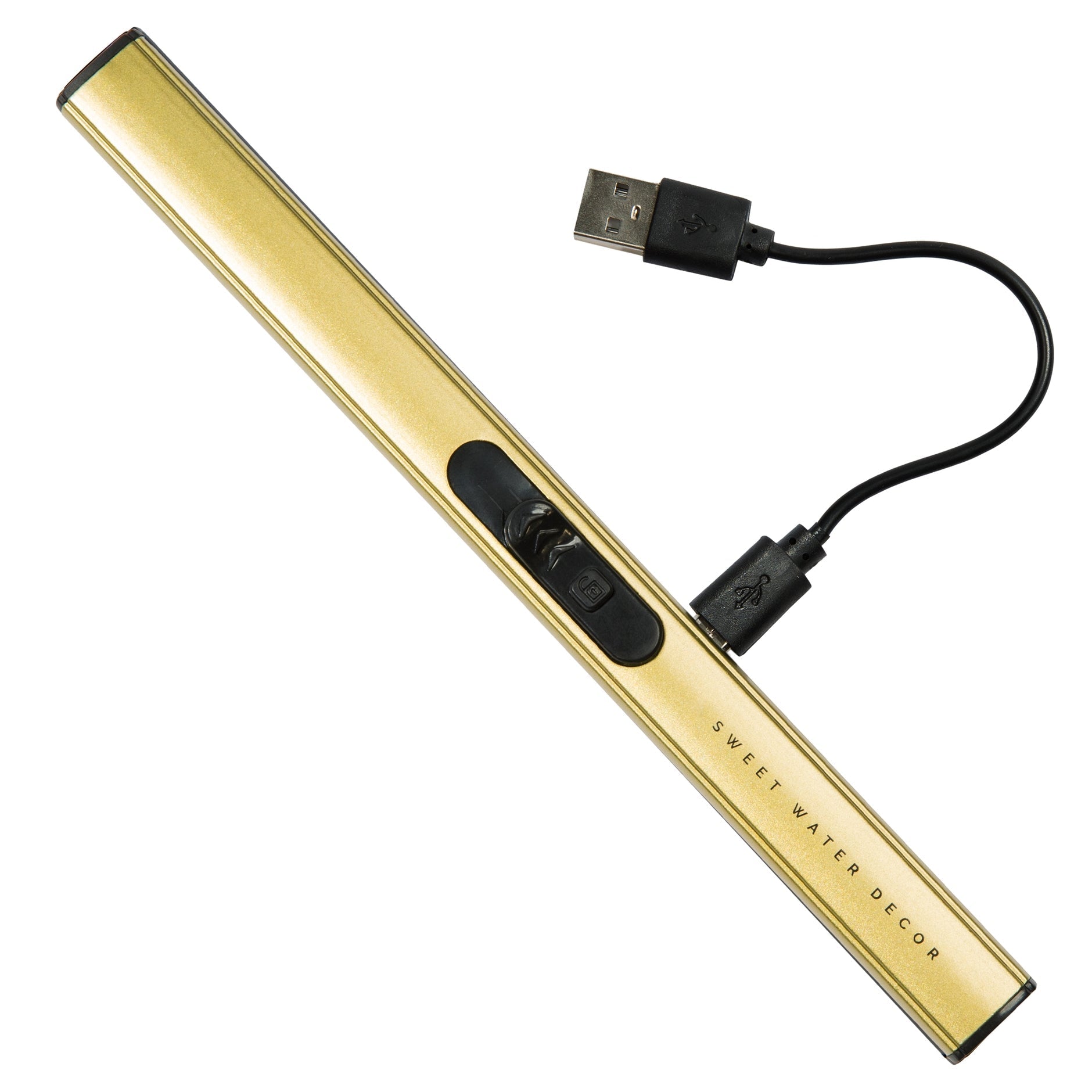Rechargeable Electric Lighter - Gold 