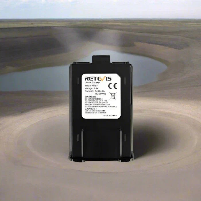 Retevis 1400mAh 7.4V Original Li-Ion Battery For RT5R RT5V (Baofeng UV-5R Compatible) 