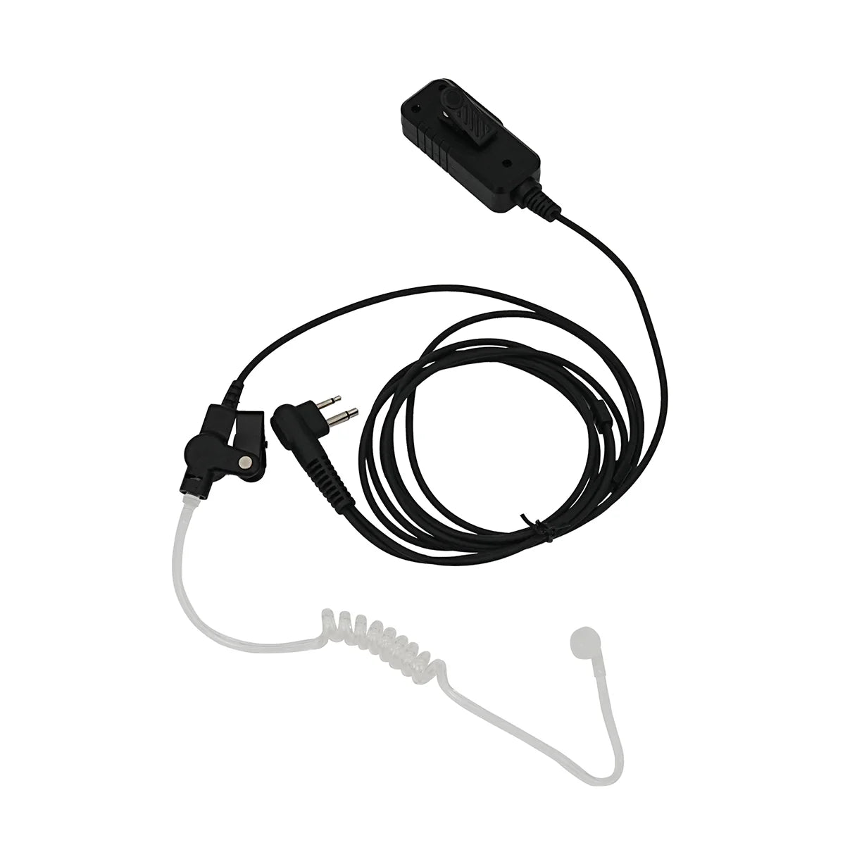 Retevis AI Noise-Canceling 2-Wire Covert Acoustic Tube Secret Service Earpiece - HD1 HD2 RT29 