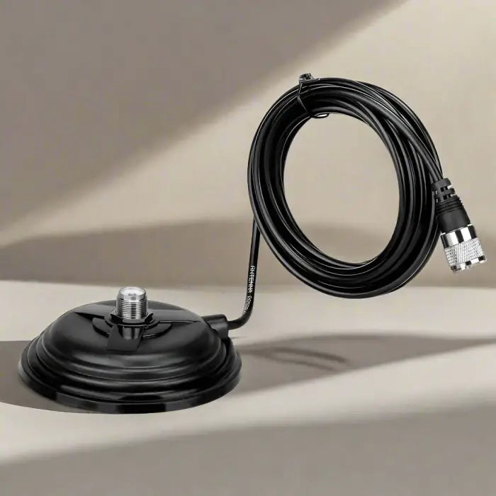 Retevis CA35 UHF PL259 Connector Magnetic Roof Mobile Antenna Mount Base 