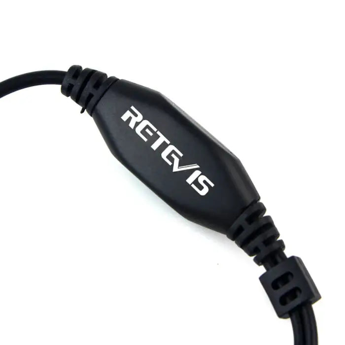 Retevis Throat Mic Covert Acoustic Tube Earpiece PTT Microphone 