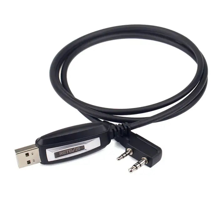 Retevis USB Programming Cable For Handheld Analog Amateur Ham Radios (Wouxun / Baofeng / TYT / Quansheng Compatible) 