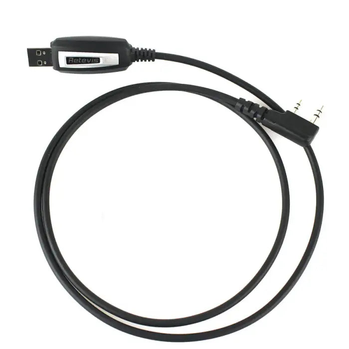 Retevis USB Programming Cable For Handheld Analog Amateur Ham Radios (Wouxun / Baofeng / TYT / Quansheng Compatible) 