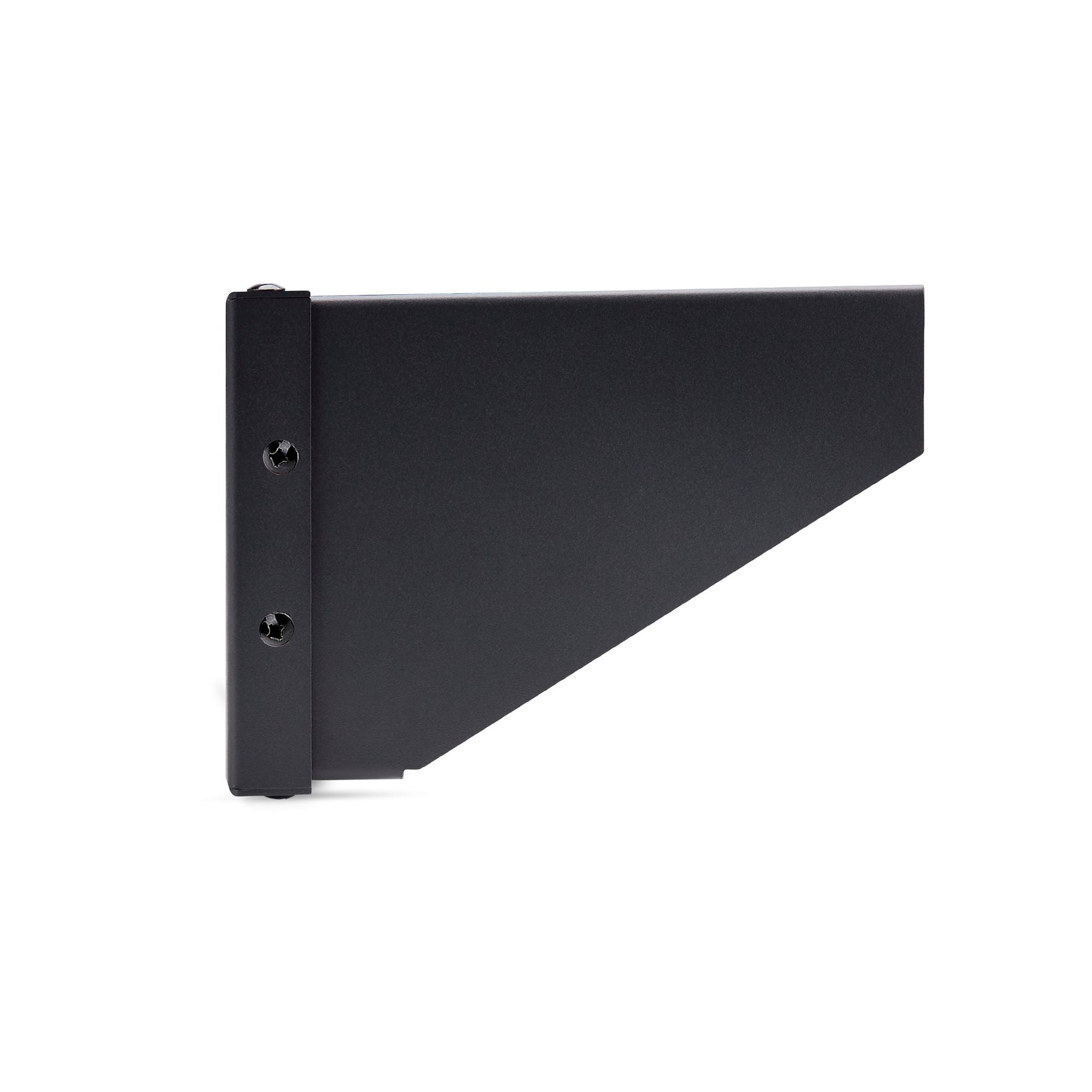 Vertical Wall-Mount Bracket for 19" Rack Equipment, Patch Panels, Servers, NAS – Max Load 121lb (55kg), Flat-Packed, ISTA-6 Certified 