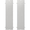 Outsunny UV-Resistant Pergola Canopy 2-Pack, Easy Install, Light Grey, Ideal for 10x10 Ft Pergola