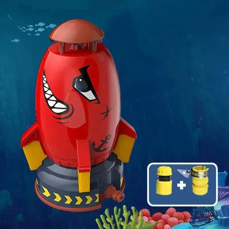 Rocket Launcher Toys Outdoor Rocket Water Pressure Lift Sprinkler Toy Fun Interaction In Garden Lawn Water Spray Toys For Kids Summer Gadgets 