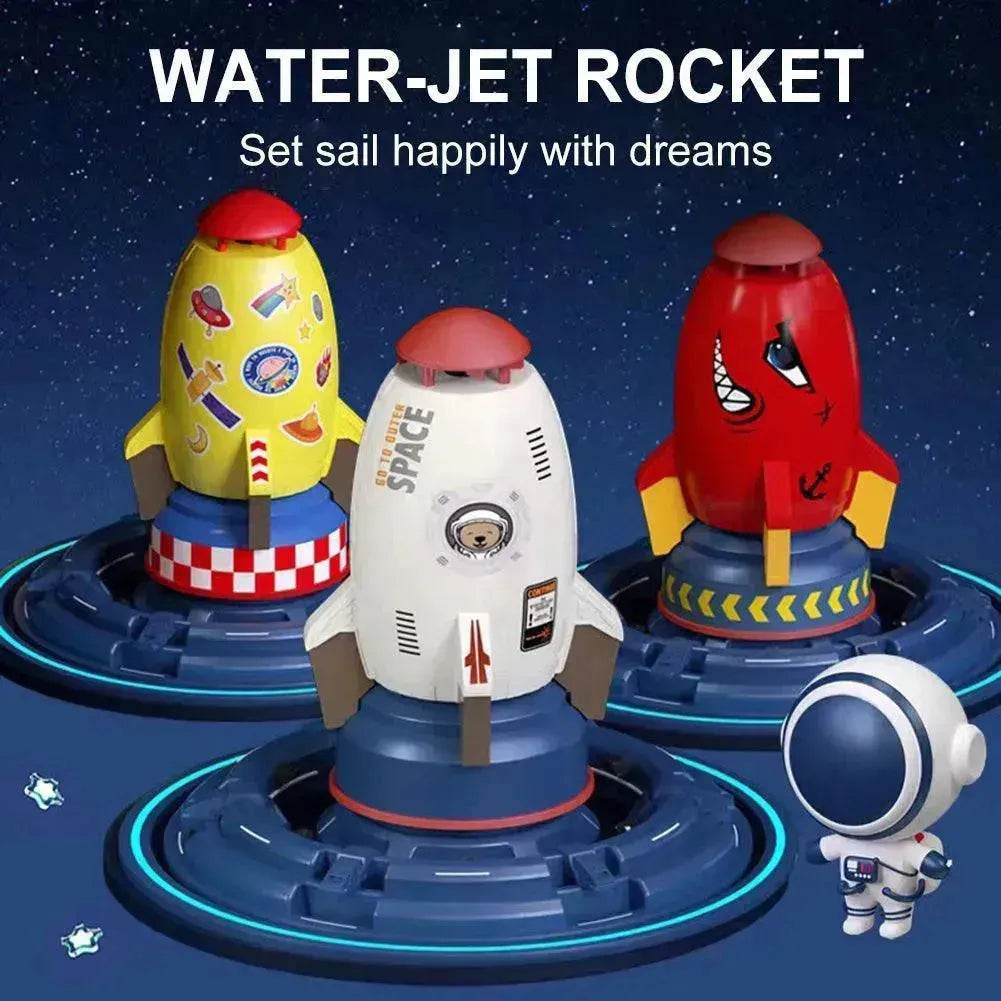 Rocket Launcher Toys Outdoor Rocket Water Pressure Lift Sprinkler Toy Fun Interaction In Garden Lawn Water Spray Toys For Kids Summer Gadgets 
