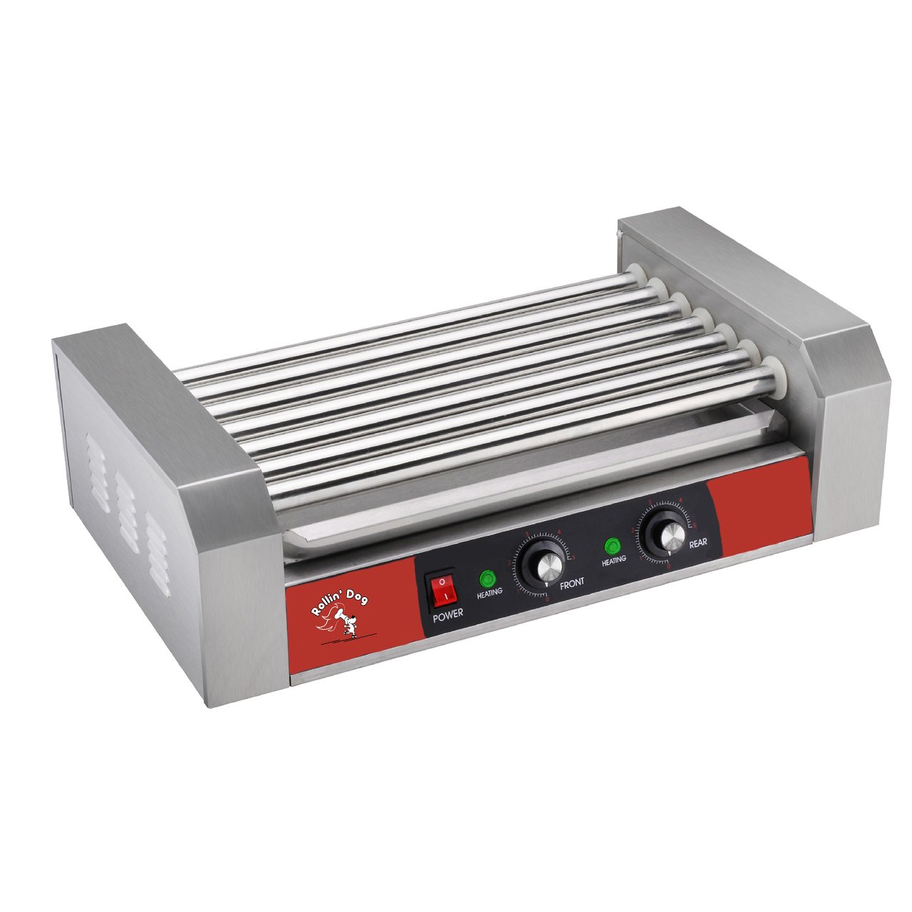 Rollin' Dog 18 Hot Dog 7 Roller Grilling Machine 